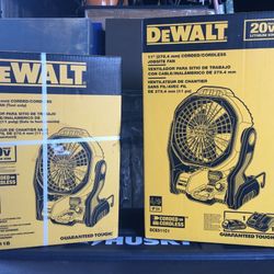 Dewalt job site 20v fan