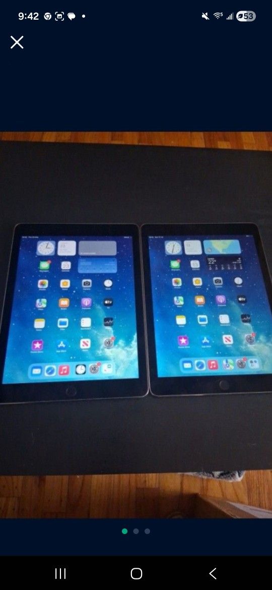 Apple Ipad 5th Generation 32 Gigs Lot Of 2 