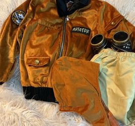 Kids Aviator Costume Set with Goggles