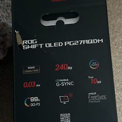 Selling Asus Oled Monitor 240 Hz