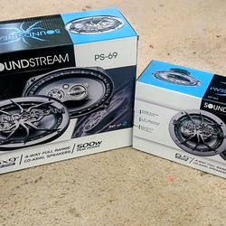 Soundstream Double Pack 6.5 & 6X9s Brand New In The Boxes