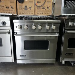 Viking 30”Wide Gas Range Stove Stainless Steel 4Burners 