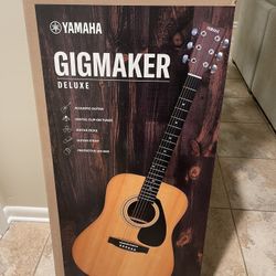 Yamaha Gigmaker Acoustic Guitar. $149