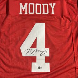 49ERS JAKE MOODY AUTOGRAPHED & AUTHENTICATED JERSEY W/COA