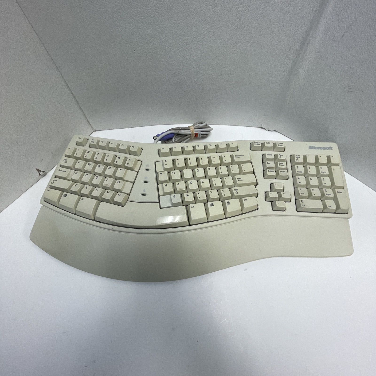 Microsoft Natural Elite Keyboard PS/2 Ergonomic X06-19331 KU-0045 - Tested