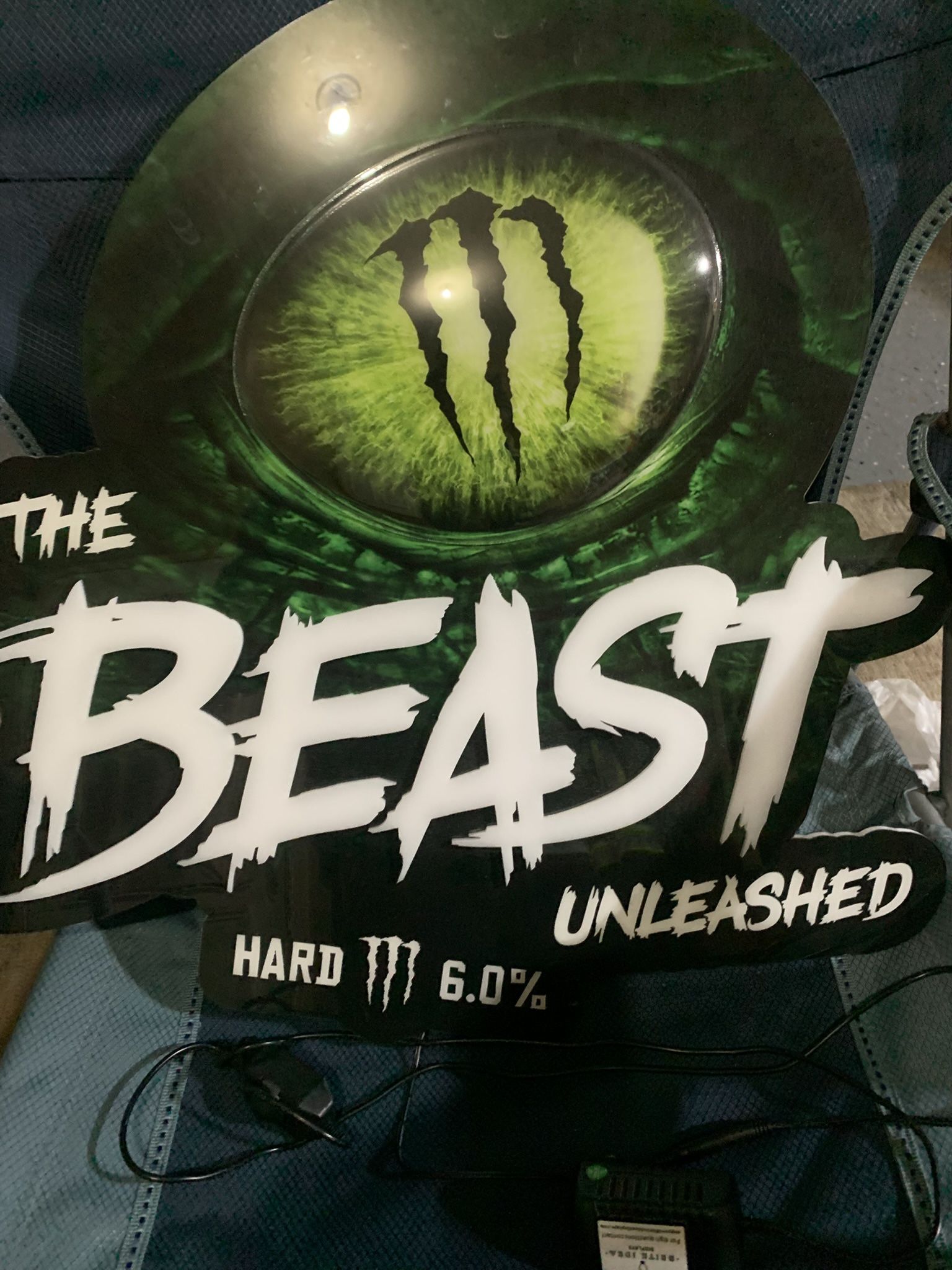 The Beast LED Bar Sign