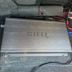 Steel 600.2 1200w Max Amplifier 2 Ch