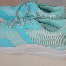 Avia Blur Mixed Mesh and Faux Leather Running Shoes Size 11 Pre-owned 