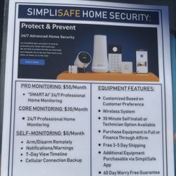 Simplisafe Home Security And Camera 