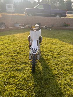 Husqvarna Dirt Bike with ProTaper Handlebars