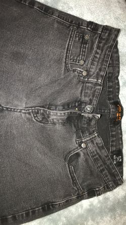 Black Mens Ring Of Fire Jeans 