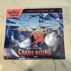 Damaged Pokémon Chaos rising Elite Trainer Box - ETB