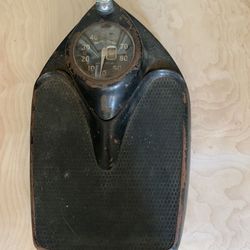 Antique Cast Iron Bathroom Scale by Health-o-Meter