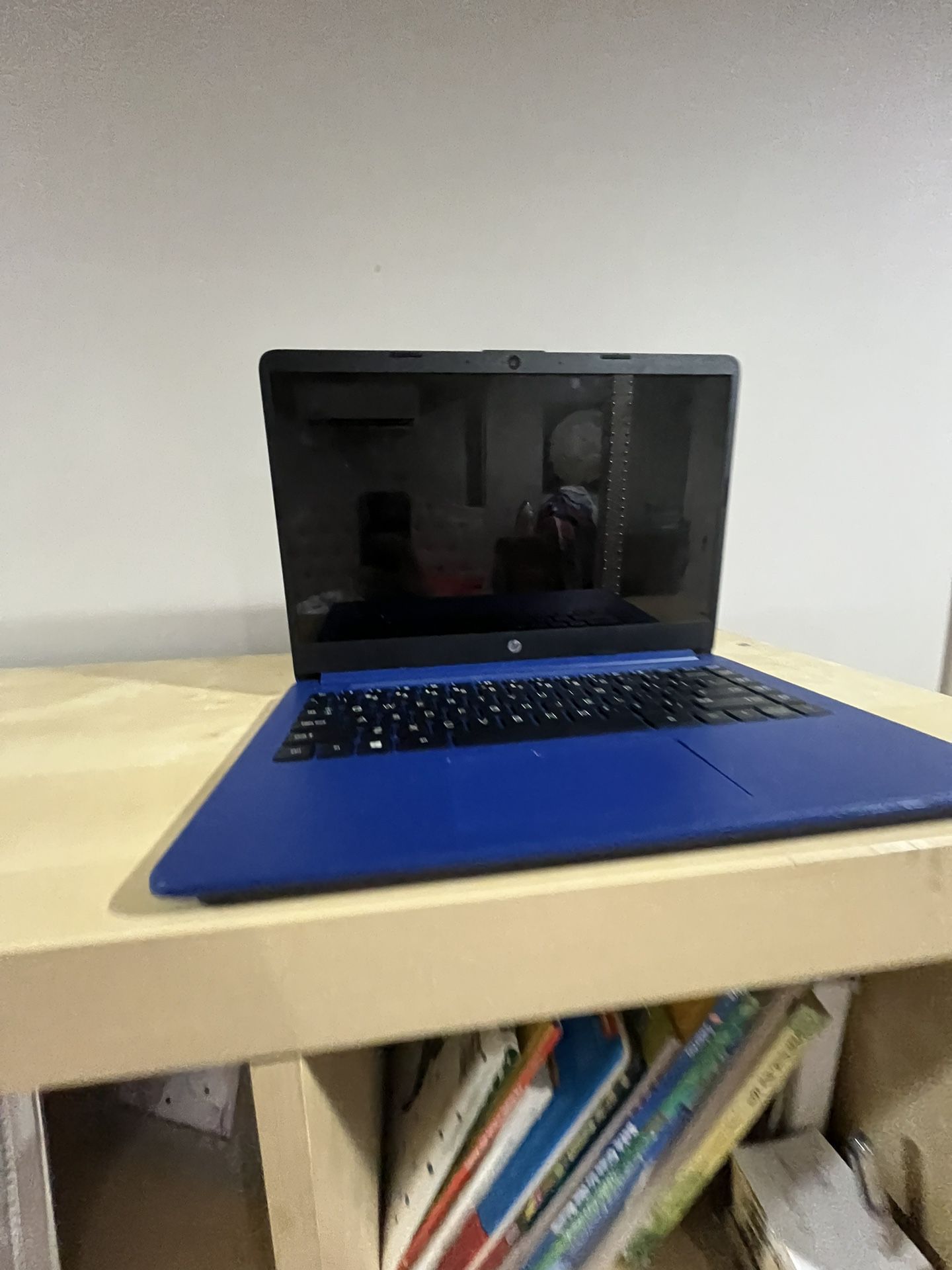 A Blue Hp Laptop