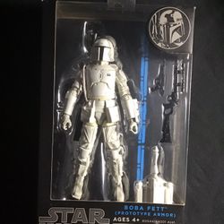 Star Wars Black Series 6" Prototype Armor Boba Fett Figure 