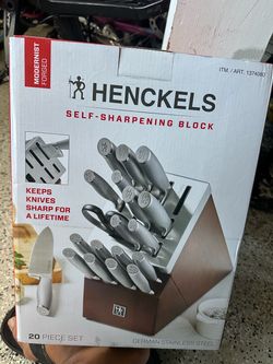 Henckels Modernist Forged 20-Piece Self-Sharpening Knife Block Set