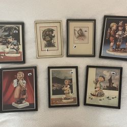 Vintage Hummel Framed Photo’s