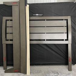 Queen Bed , Head Board And Foot Rails 
