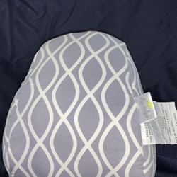 Itzy Ritzy Milk Boss Infant Feeding Support Pillow, Platinum Helix