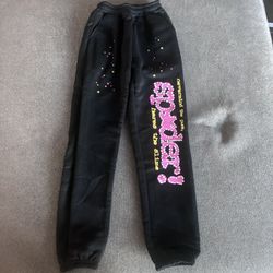 Small Black Spider Sweatpants