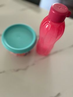 Tupperware Water Bottle and Container Set