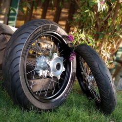 17 Inch Supermoto Rims Wrapped In Brand New Metzler Roadtec Z8  Medium Tires
