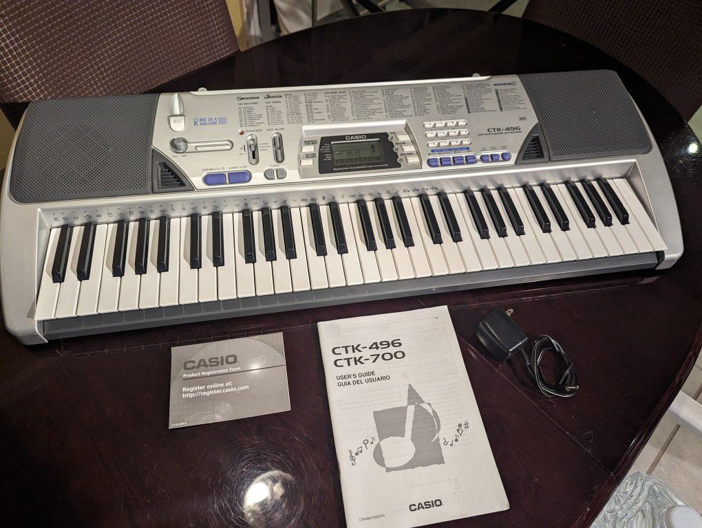 Casio CTK-496 Electric Keyboard..