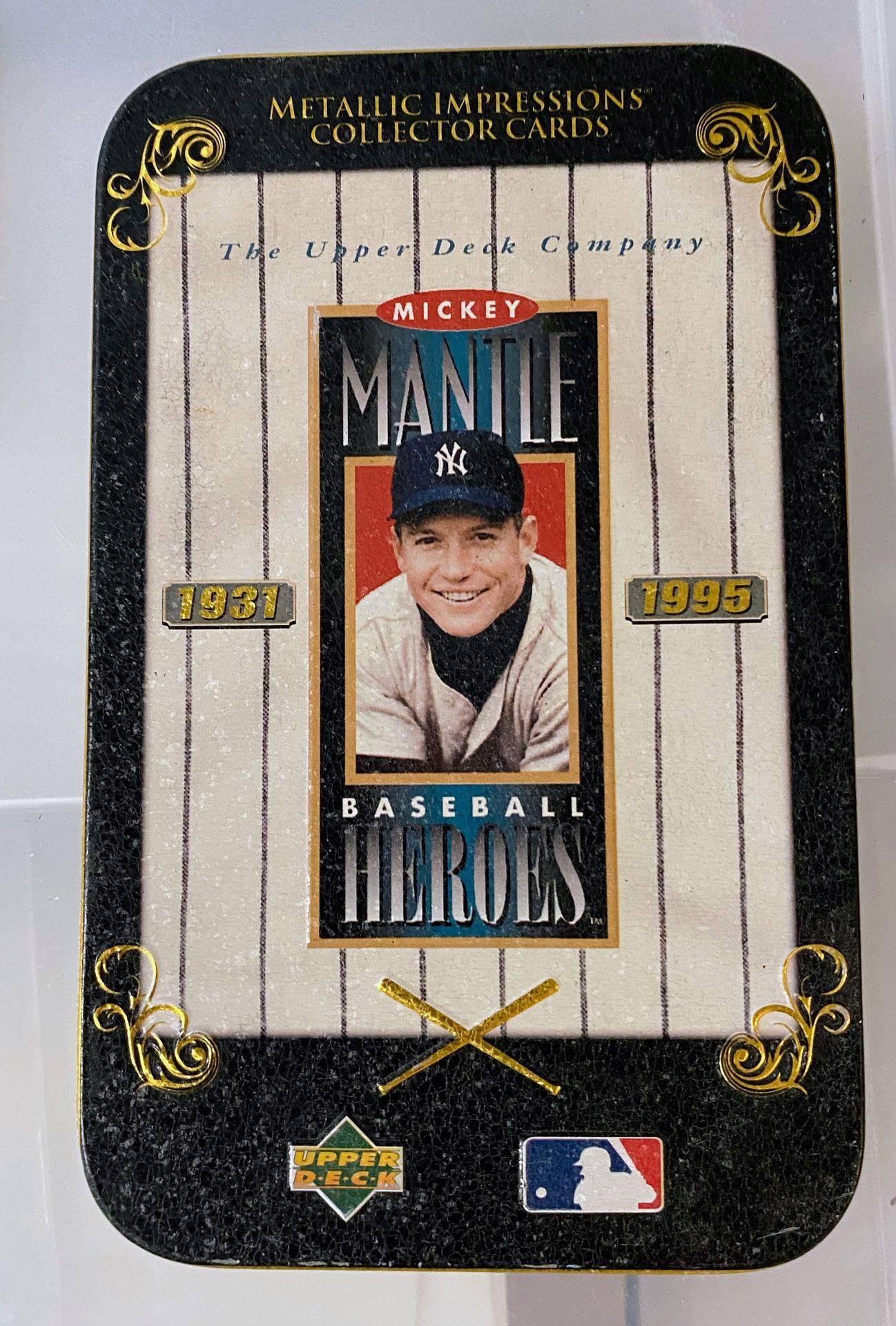 Mickey Mantle 1995 Metallic Impressions