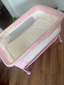 Pink bassinet