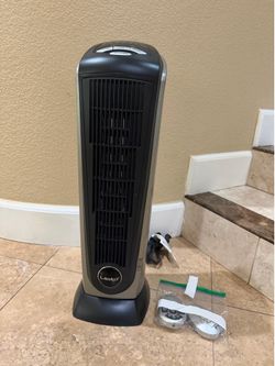 Lasko 1500W Electric Ceramic Tower Heater With remote & Future Built in Oscillation