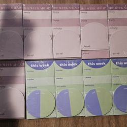 New Weekly Planner Notepads Bundle