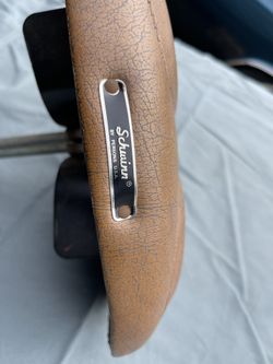 Vintage Schwinn Bike Seat w/ Stem - Large Size for Big Butts or Extra Comfort