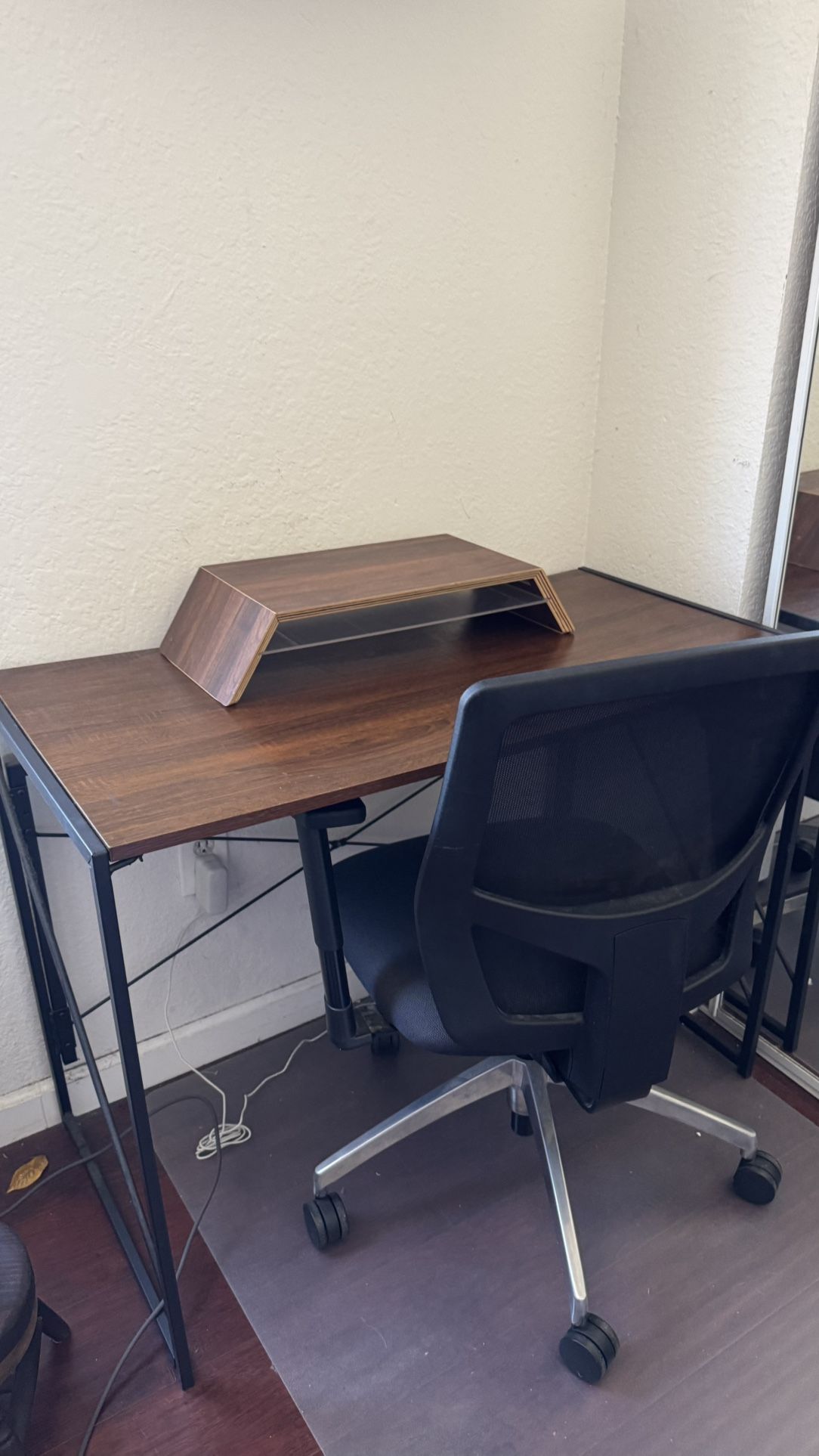 Wood Home Office Desk And Chair