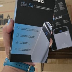 Skullcandy Stash Fuel Wireless Portable Charger, 10000mAh Power Bank with 10W Wireless Charging NEW