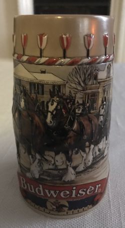 1986 “B” Series Budweiser Clydesdales Holiday stein.