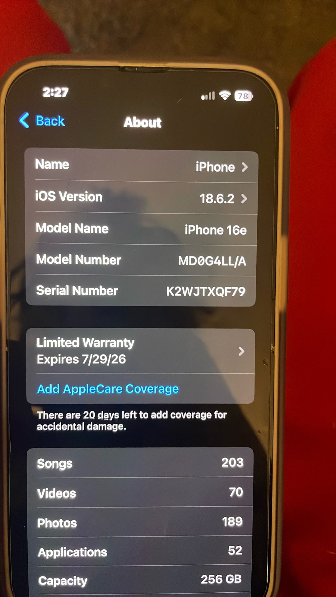 iPhone 16E (brand New ,with Box)