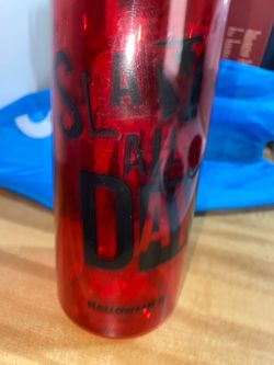 Halloween II Slay All Day Red Tumbler