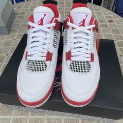 Fire Red Jordan 4s