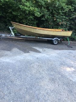 15’ motor drifter w/ Caulkins trailer
