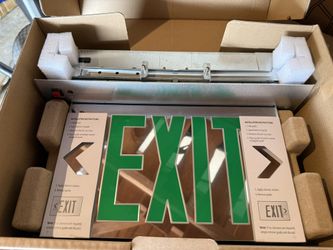 Exit Sign LED Lights Recessed Mount