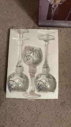 3 piece goblet set