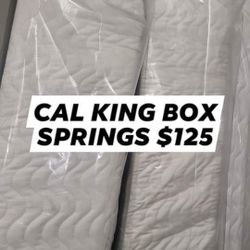 Cali-King Box Springs Only 