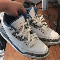 Air Jordan 3 Retro True Blue Size 10