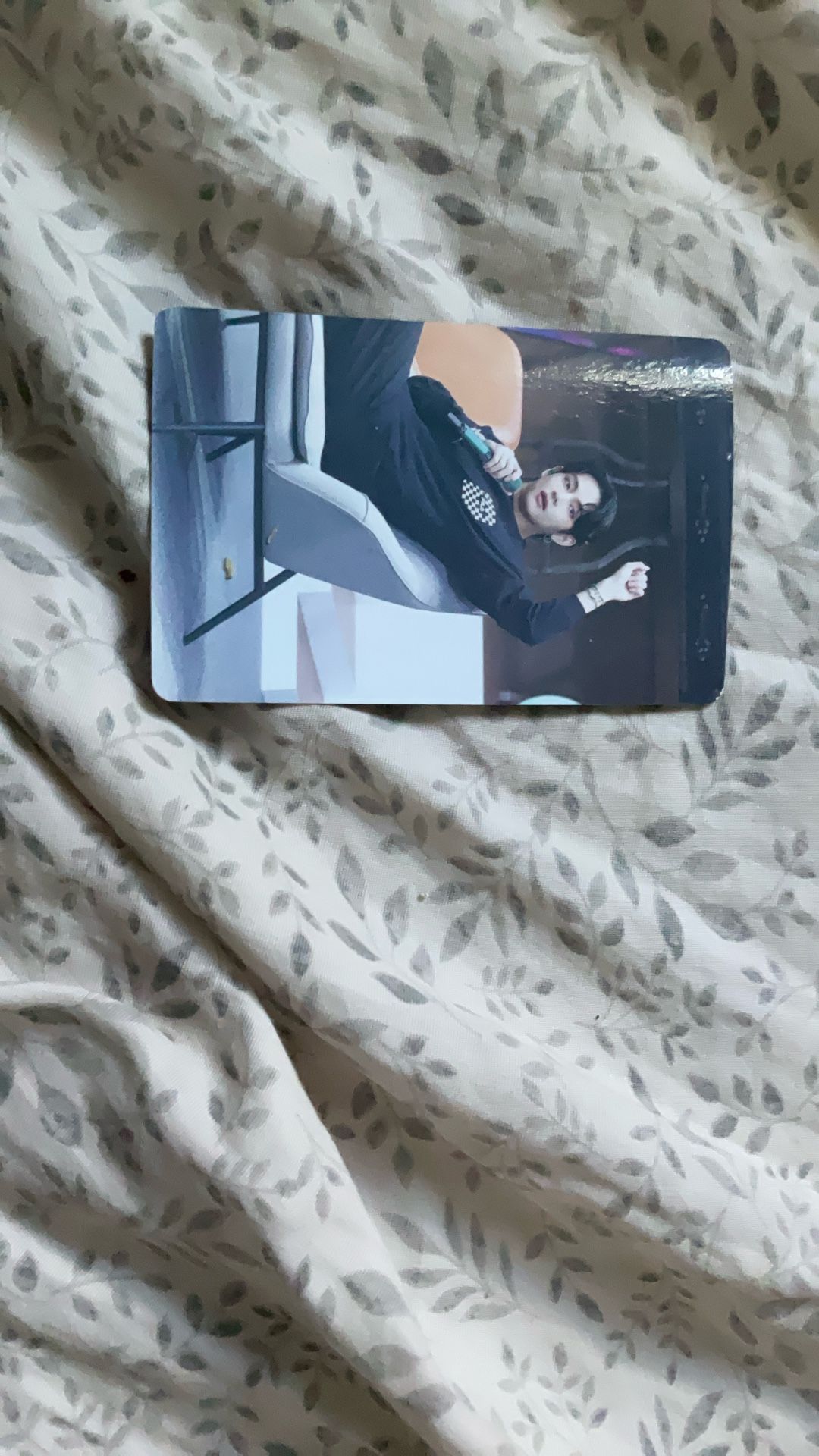 v Of BTS Photo card