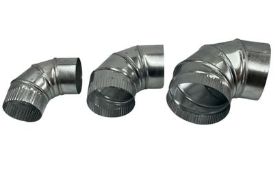 spiral pipes and adjustable elbows