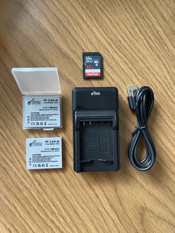 Canon Powershot Camera Power and Memory Bundle