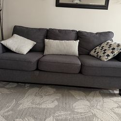 Dark grey living room set for sale