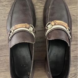 Men’s Gucci loafers Brown Leather Size 10.5
