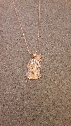 14kt Jesus pendant CHAIN NOT INCLUDED