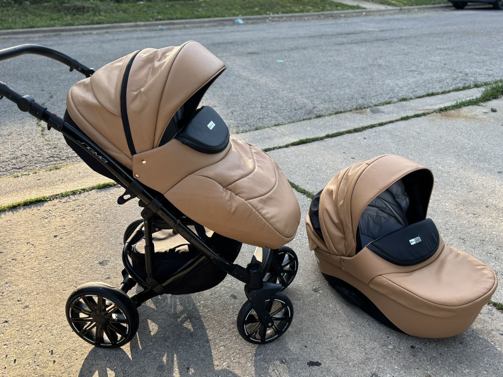 Riko Brand Stroller And Basinet